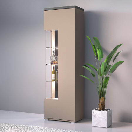 Комплект в гостиную Helvetia SERIO (конго-антрацит-черный/конго)