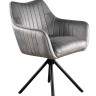 Стул обеденный с автоповоротом FREYA Perfect (серый/черный)