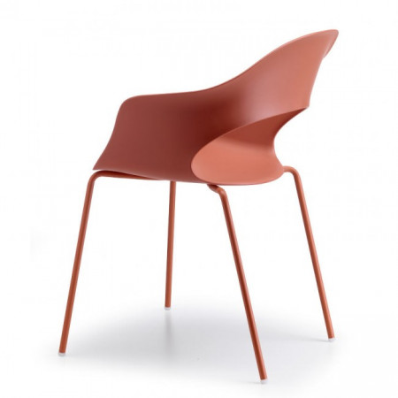 Стул пластиковый VLL- SCAB LADY B 2696 (терракот)