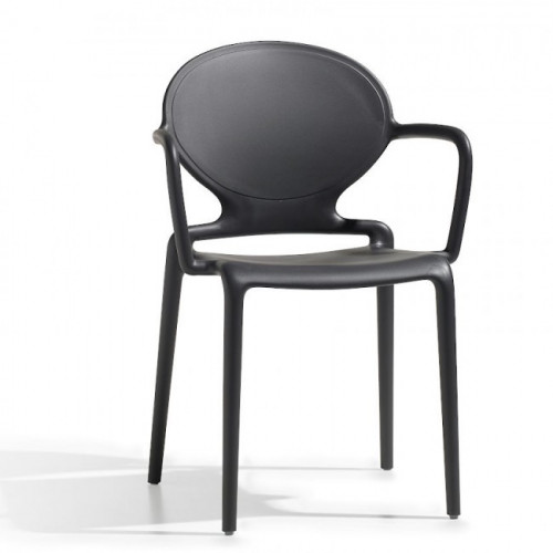 Кресло обеденное уличное VLL- SCAB Gio 2314 (антрацит, белый)