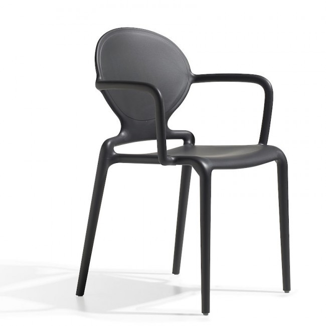 Кресло обеденное уличное VLL- SCAB Gio 2314 (антрацит, белый)