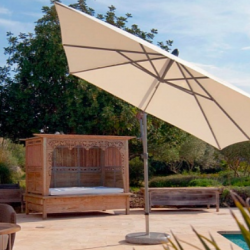 Зонт Glatz TEA- SUNWING Casa easy квадратный 270х270 см (молочный)