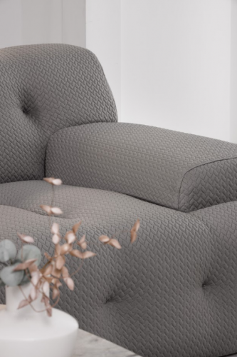 Бескаркасный модульный диван VTR- Орегон (Серый, Бежевый)  