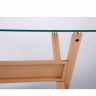 Стол обеденный AMF- Maple бук/стекло