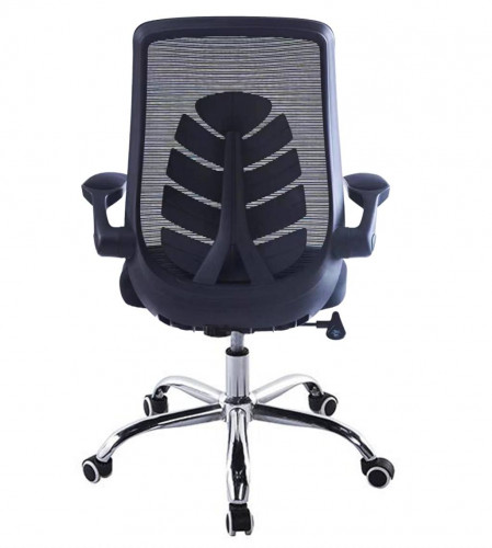 Поворотное офисное кресло INI- GLORY в черном цвете