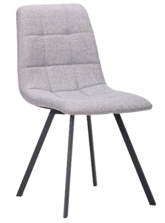 Стул обеденный мягкий MFF- Harlem черный/серый