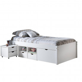 IDEA Многофункциональная кровать TILL 90x200 белый лак