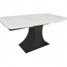 Стол раскладной INI- GILBERT CERAMIC 160(240)*90 белый мат/ черный 