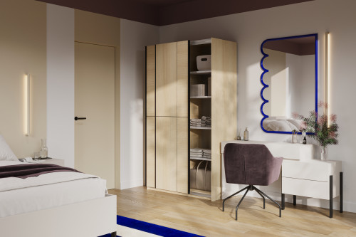 Шкаф-купе Helvetia CUBE 24LGOF64 (дуб Линдберга)