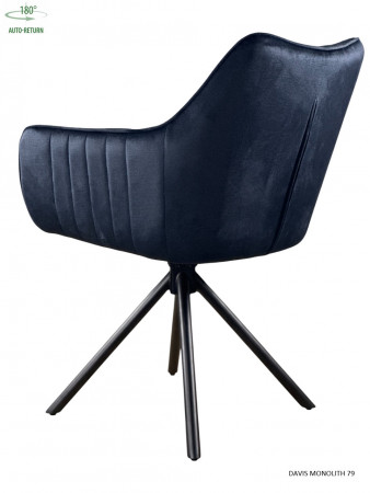 Кресло обеденное с автоповоротом FREYA Perfect (черный)