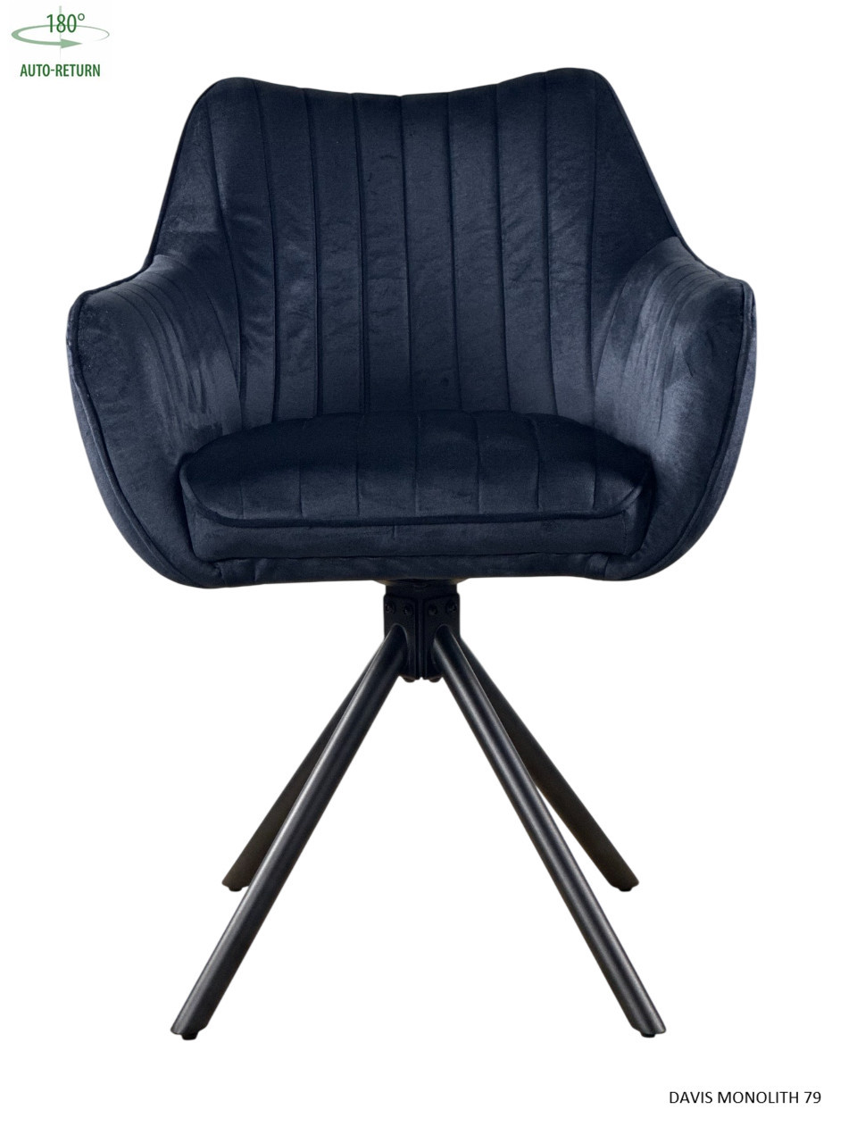 Стул обеденный с автоповоротом FREYA Perfect (черный)