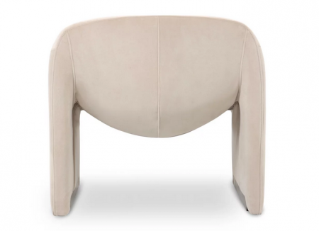 Кресло CRV- Molly Greek marble velvet ,бежевый