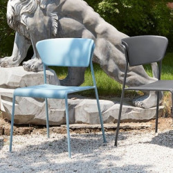 Стул пластиковый VLL- SCAB LISA 2865 (антрацит, голубой, зеленый)