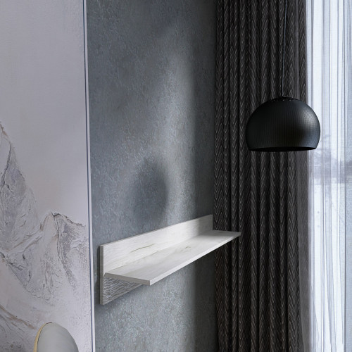 Полка навесная для гостиной EVR- Лайт ПЛН-1 крафт белый