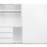 Шкаф - купе MRK- Вильма 1,75; 2,15; 2,5м Белый