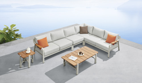 Угловой комплект для отдыха Higold Visconti (белый) 3019210