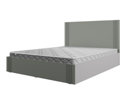 Кровать двуспальная ViA- APC АЛ-1 (серый)