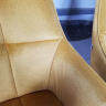 Кресло лаунж CON- MORGAN (Морган) ткань жёлтый кари