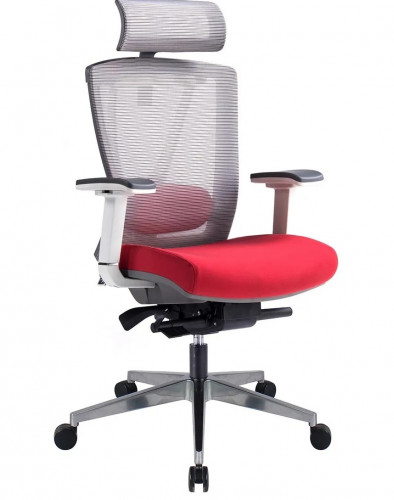 Крісло керівника LUX- ERGO CHAIR 2 RED ергономічне