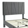 Кровать SIGNAL Savana Velvet 90х200 (бежевый, серый)