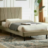 Кровать SIGNAL Savana Velvet 90х200 (бежевый, серый)