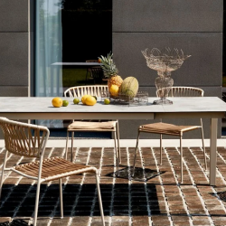 Стол раскладной с HPL столешницей VLL- SCAB PRANZO 120(160, 200)х80 см