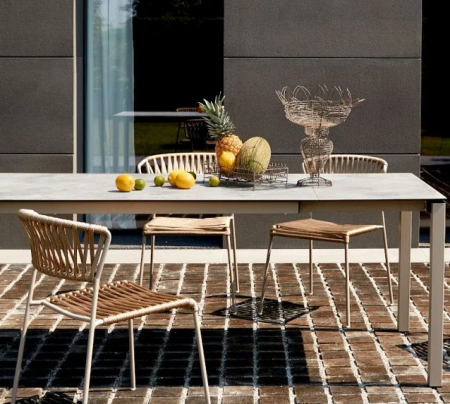 Стол раскладной с HPL столешницей VLL- SCAB PRANZO 120(160, 200)х80 см