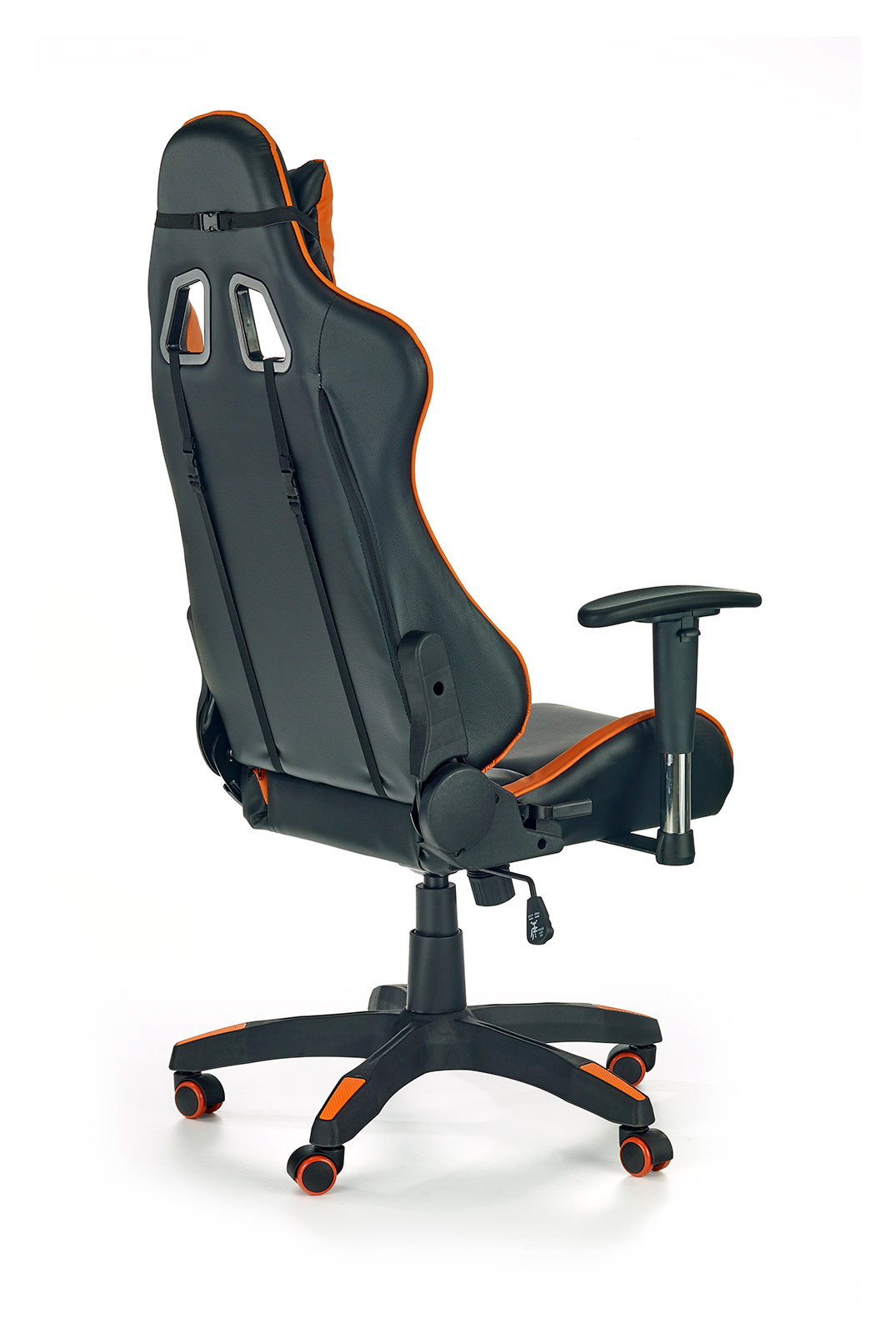 Кресло офисное PL- HALMAR DEFENDER-2 черно-оранжевый