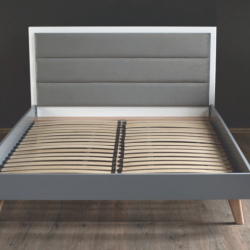 Кровать деревянная с мягким изголовьем CML- Емилия