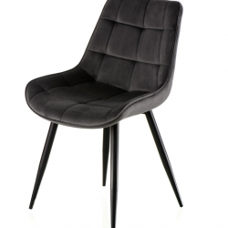 Стул обеденный TPRO- DAMASK (темно-серый) Е6477