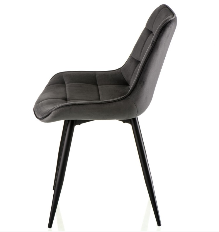 Стул обеденный TPRO- DAMASK (темно-серый) Е6477