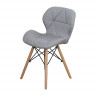 Фото №1 - IDEA обеденный стул ALFA серая ткань