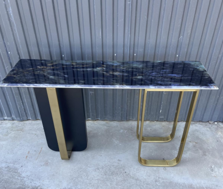 Консоль Elt- C-04 золото + мрамор