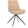 Стул обеденный модерн MFF- Aurora черный/ меланж латте, камел