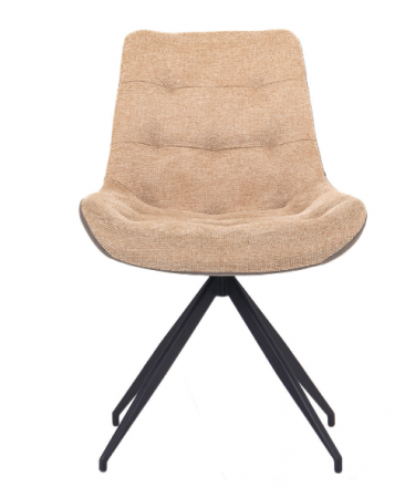 Стул обеденный модерн MFF- Aurora черный/ меланж латте, камел