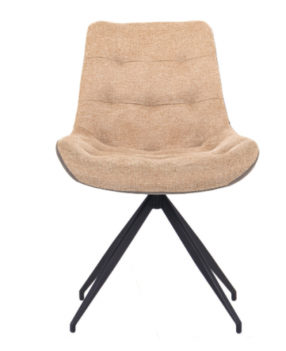 Стул обеденный модерн MFF- Aurora черный/ меланж латте, камел