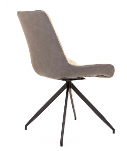 Стул обеденный модерн MFF- Aurora черный/ меланж латте, камел