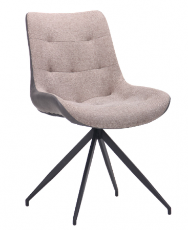 Стул обеденный модерн MFF- Aurora черный/ меланж латте, камел