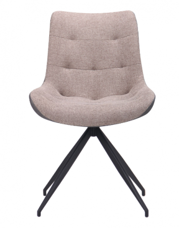 Стул обеденный модерн MFF- Aurora черный/ меланж латте, камел