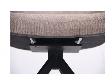 Стул обеденный модерн MFF- Aurora черный/ меланж латте, камел