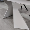 Стол раскладной INI- LAURA CERAMIC 160(240)*90 белый мат/ белый