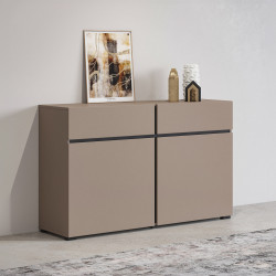 Комод на 2 двери и 2 ящика Helvetia CROSS 24CWMY45 (конго -черный)