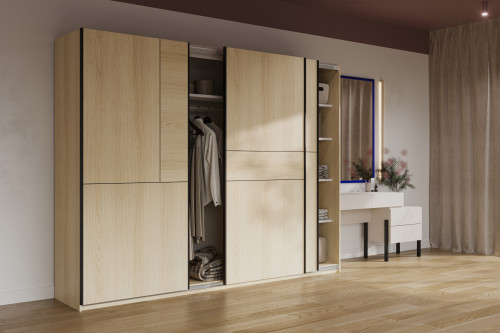 Шкаф-купе Helvetia CUBE 24LGOF69 (Дуб Линдберга)
