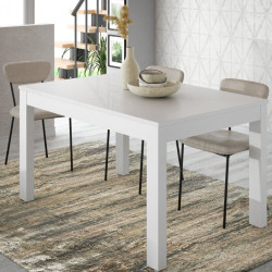 Стол обеденный Forte TULUZA PRTT402 (белый глянец) 140-240 см