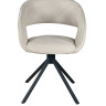 Стул обеденный с автоповоротом HOLLY Perfect (бежевый/черный)