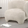 Кресло CRV- Evan Vanilla charm velvet,светло-бежевый