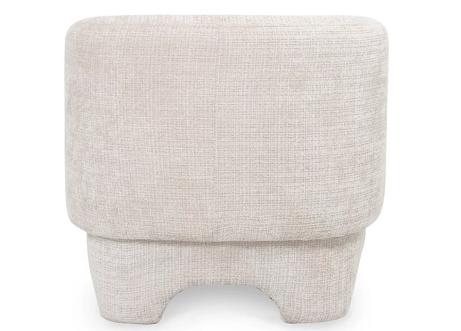 Кресло CRV- Evan Vanilla charm velvet,светло-бежевый