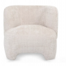 Кресло CRV- Evan Vanilla charm velvet,светло-бежевый