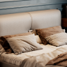 Кровать деревянная с мягким изголовьем WDS- Bremen