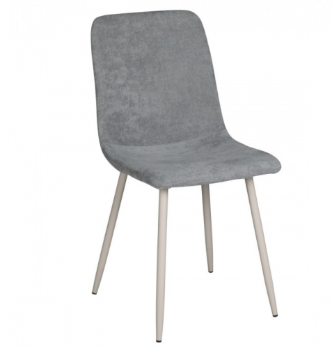 Стул INI- TERA серый, светло-серый тк./ кашемир каркас  
